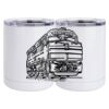 10 oz. White Stainless Steel Short Tumbler Thumbnail
