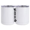 10 oz. White Stainless Steel Short Tumbler Thumbnail