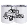 10 oz. White Stainless Steel Short Tumbler Thumbnail