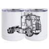 10 oz. White Stainless Steel Short Tumbler Thumbnail