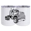 10 oz. White Stainless Steel Short Tumbler Thumbnail