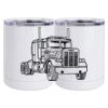 10 oz. White Stainless Steel Short Tumbler Thumbnail