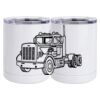 10 oz. White Stainless Steel Short Tumbler Thumbnail