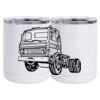 10 oz. White Stainless Steel Short Tumbler Thumbnail