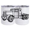 10 oz. White Stainless Steel Short Tumbler Thumbnail