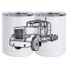 10 oz. White Stainless Steel Short Tumbler Thumbnail