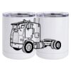 10 oz. White Stainless Steel Short Tumbler Thumbnail