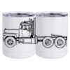 10 oz. White Stainless Steel Short Tumbler Thumbnail