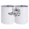 10 oz. White Stainless Steel Short Tumbler Thumbnail