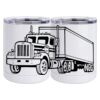 10 oz. White Stainless Steel Short Tumbler Thumbnail