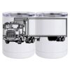 10 oz. White Stainless Steel Short Tumbler Thumbnail