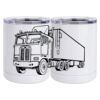 10 oz. White Stainless Steel Short Tumbler Thumbnail