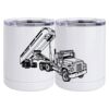 10 oz. White Stainless Steel Short Tumbler Thumbnail