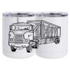 10 oz. White Stainless Steel Short Tumbler Thumbnail