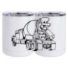 10 oz. White Stainless Steel Short Tumbler Thumbnail