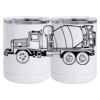 10 oz. White Stainless Steel Short Tumbler Thumbnail