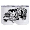 10 oz. White Stainless Steel Short Tumbler Thumbnail