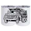 10 oz. White Stainless Steel Short Tumbler Thumbnail