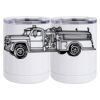 10 oz. White Stainless Steel Short Tumbler Thumbnail