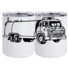 10 oz. White Stainless Steel Short Tumbler Thumbnail