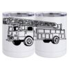 10 oz. White Stainless Steel Short Tumbler Thumbnail