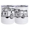 10 oz. White Stainless Steel Short Tumbler Thumbnail