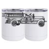 10 oz. White Stainless Steel Short Tumbler Thumbnail