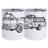 10 oz. White Stainless Steel Short Tumbler Thumbnail