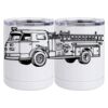 10 oz. White Stainless Steel Short Tumbler Thumbnail