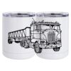 10 oz. White Stainless Steel Short Tumbler Thumbnail