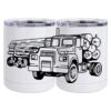 10 oz. White Stainless Steel Short Tumbler Thumbnail