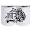 10 oz. White Stainless Steel Short Tumbler Thumbnail