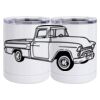 10 oz. White Stainless Steel Short Tumbler Thumbnail