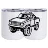10 oz. White Stainless Steel Short Tumbler Thumbnail