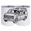 10 oz. White Stainless Steel Short Tumbler Thumbnail