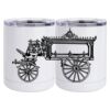 10 oz. White Stainless Steel Short Tumbler Thumbnail