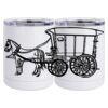 10 oz. White Stainless Steel Short Tumbler Thumbnail