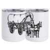 10 oz. White Stainless Steel Short Tumbler Thumbnail