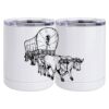 10 oz. White Stainless Steel Short Tumbler Thumbnail