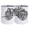 10 oz. White Stainless Steel Short Tumbler Thumbnail