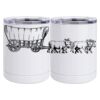 10 oz. White Stainless Steel Short Tumbler Thumbnail