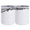 10 oz. White Stainless Steel Short Tumbler Thumbnail