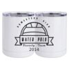 10 oz. White Stainless Steel Short Tumbler Thumbnail