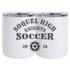 10 oz. White Stainless Steel Short Tumbler Thumbnail