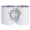 10 oz. White Stainless Steel Short Tumbler Thumbnail