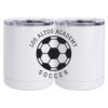 10 oz. White Stainless Steel Short Tumbler Thumbnail