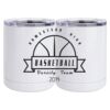 10 oz. White Stainless Steel Short Tumbler Thumbnail