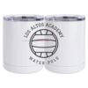 10 oz. White Stainless Steel Short Tumbler Thumbnail