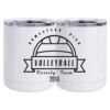10 oz. White Stainless Steel Short Tumbler Thumbnail