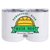 10 oz. White Stainless Steel Short Tumbler Thumbnail